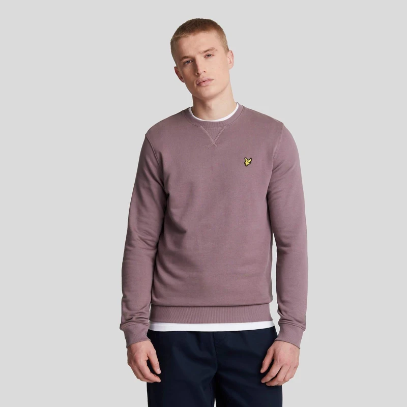 Image of Lyle and Scott Crewneck Sweatshirt Mauve male XS