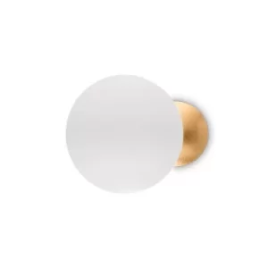 Image of Eclissi LED Decorative Wall Light White Gold, 3000K