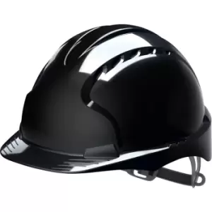 Image of JSP EVO2 Adjustable Safety Helmet in Black Hdpe