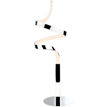 Image of Wave - LED Table Lamp Chrome - Firstlight