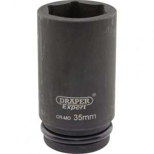 Image of Draper Expert 3/4" Drive Deep Hexagon Impact Socket Metric 3/4" 35mm