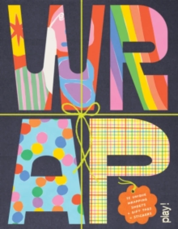 Image of WRAP: Play! - Gift Wrapping Paper Book with Gift Tags Paperback / softback