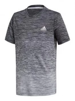 Image of Boys, adidas B A.R. Grad T-Shirt - Black/White, Size 7-8 Years