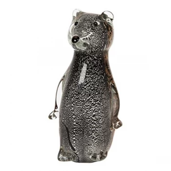 Image of Objets d'art Glass Figurine - Brown Bear