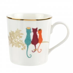 Image of Sara Miller for Portmeirion Piccadilly Feline Friends Mug