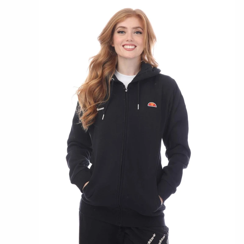 Image of Ellesse Henicea Full Zip Hoody - Black 10