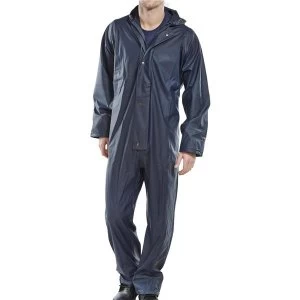 Image of Super B Dri Weatherproof Coveralls L Navy Blue Ref SBDCNL Up to 3 Day