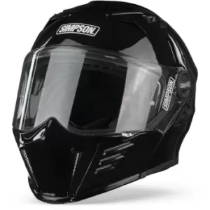 Image of Simpson Darksome Black Metal Modular Helmet L