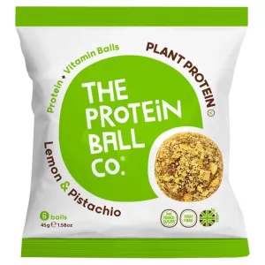 Image of The Protein Ball Co. Lemon & Pistachio Balls 45g