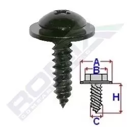 Image of ROMIX Screw / Bolt C60472 HONDA,CIVIC VIII Hatchback (FN, FK),Jazz II Schragheck (GD_, GE3, GE2),CR-V III (RE),CIVIC VII Hatchback (EU, EP, EV)