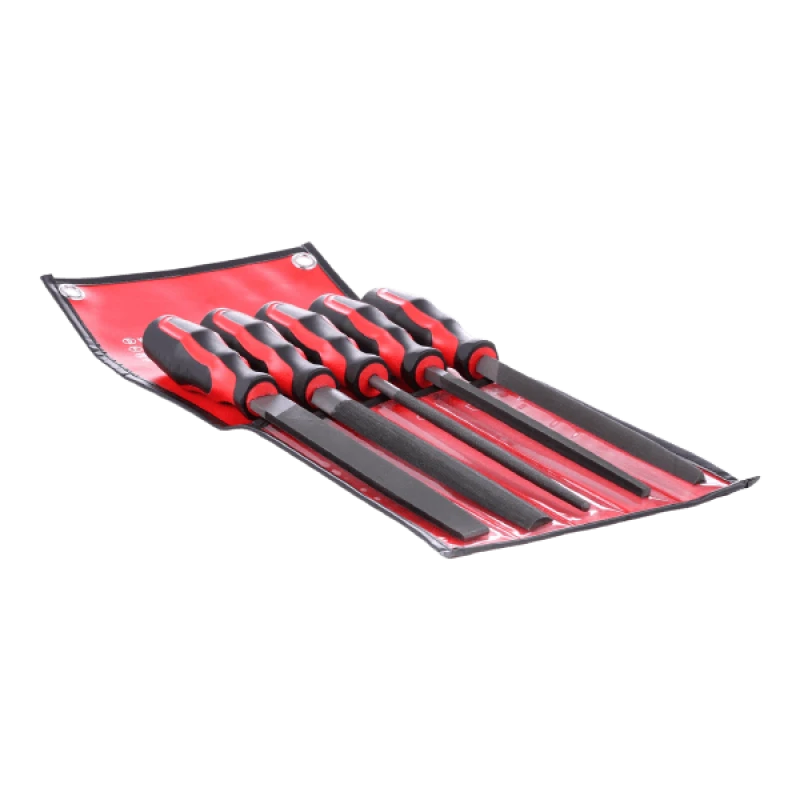 Image of Hazet 9034P-050/5 File Set 5-Part Ideal for Confined Spaces 135mm ... 9034P-050-5