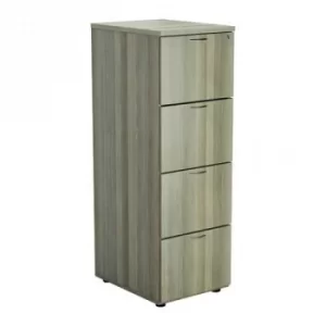 Image of Jemini Grey Oak 4 Drawer Filing Cabinet Dimensions W465 x D600 x