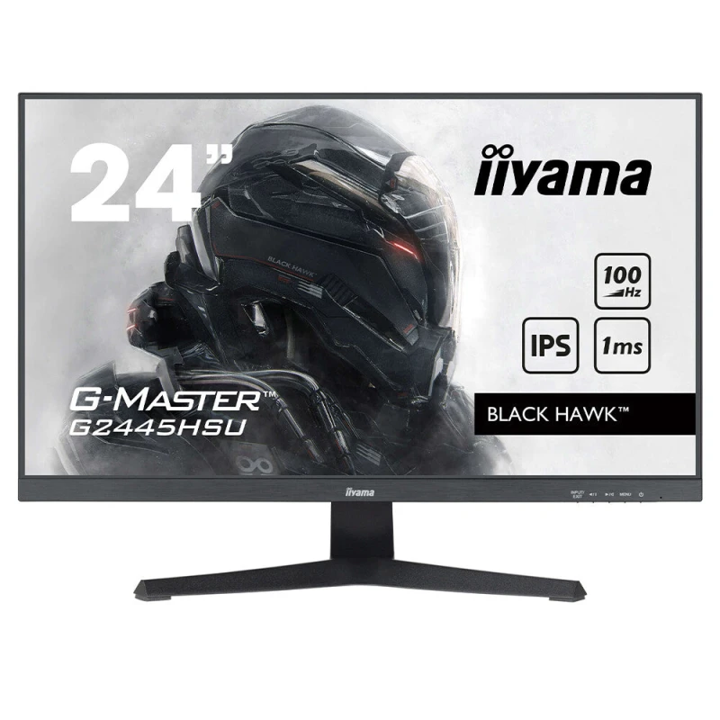 Image of iiyama G-MASTER G2445HSU 24 IPS Full HD 100Hz 1ms Gaming Monitor G2445HSU-B2 Black