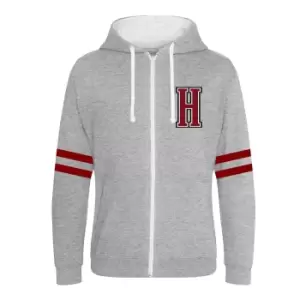 Image of Harry Potter Unisex Adult Hogwarts Alumni Full Zip Hoodie (M) (Grey)