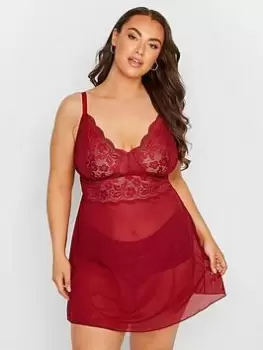 Image of Yours Lace Bodice Babydoll