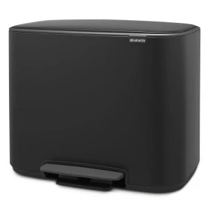 Image of Brabantia Bo Pedal Bin 36 Litre Matt Black