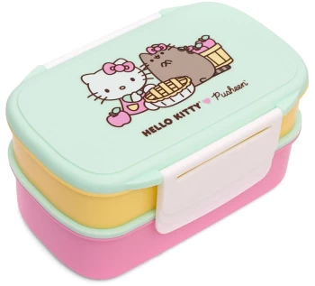 Image of Pusheen & Hello Kitty Lunchbox Lunchbox multicolor