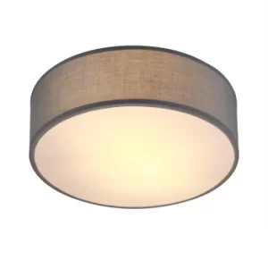 Image of Ceiling Lamp Fabric 30cm Grey