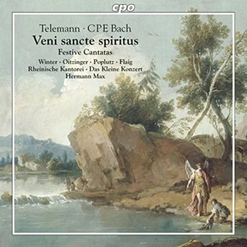 Image of G.P. Telemann - Telemann: Veni Sancte Spiritus/Festive Cantatas CD