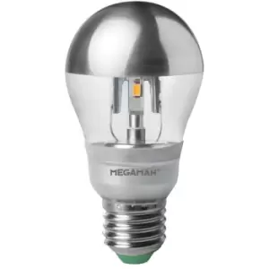 Image of Megaman 5W LED ES E27 Crown Silver Golf Ball Warm White Dimmable - 148420