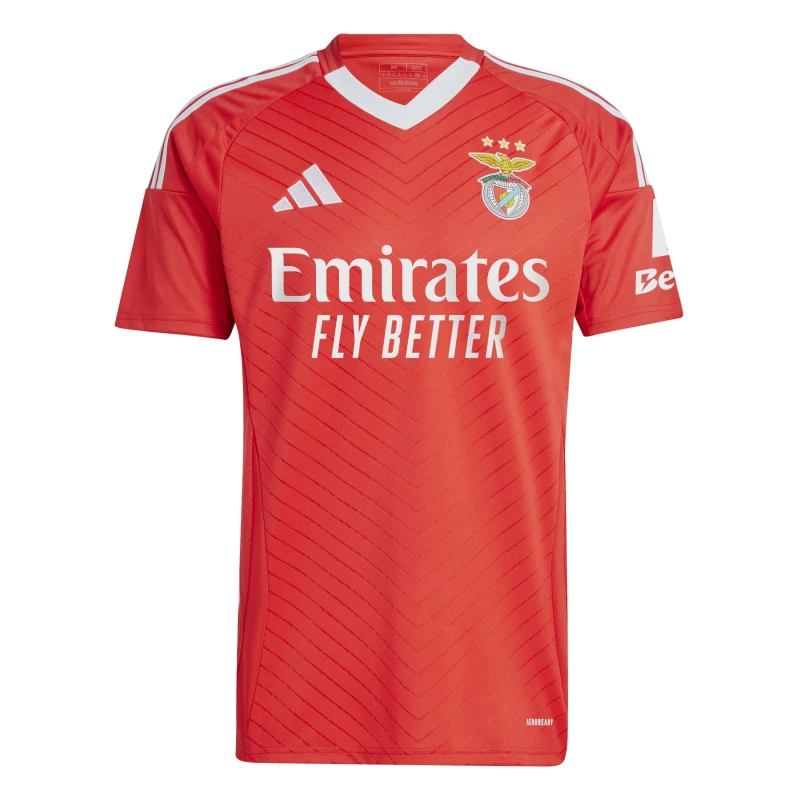 Image of adidas Benfica Home Shirt 2024 2025 Adults - Red Red S