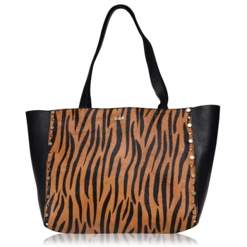 Image of Biba Louis Stud Unlined Tote - Tiger