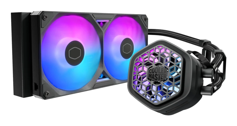 Image of Cooler Master MasterLiquid 240 Atmos II VRM Fan ARGB All In One CPU Cooler - 240mm