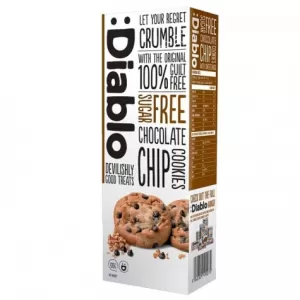 Image of Diablo Sugar Free Chocolate Chip Cookies 130g (Pack of 4)