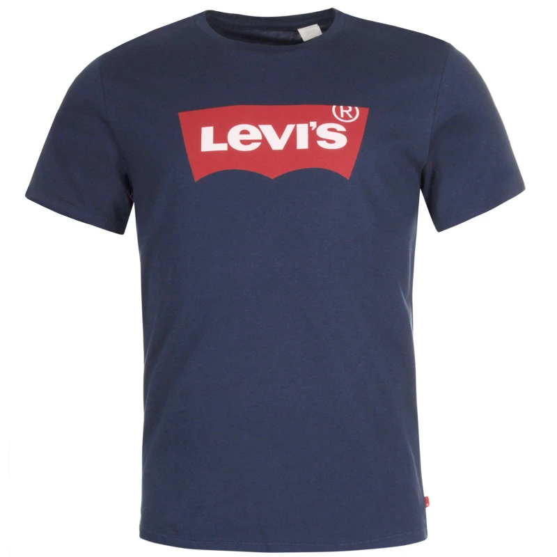 Image of Levis Batwing T Shirt Navy male L
