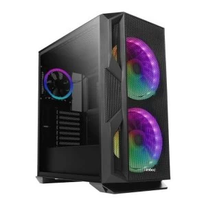 Image of Antec NX800 E-ATX Gaming Case with Tempered Glass Window, No PSU, 3 x ARGB Fans, LED Control Button