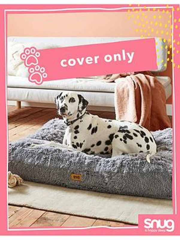 Image of Snug Furry Friends Super Fluffy Replacement Pet Bed Cover - L - Medium One Colour WFA0C Unisex