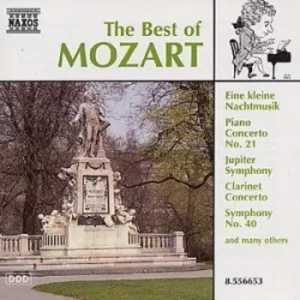 Image of The Best of Mozart by Wolfgang Amadeus Mozart CD Album