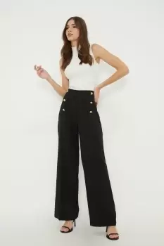 Image of Military Wide Leg Trouser