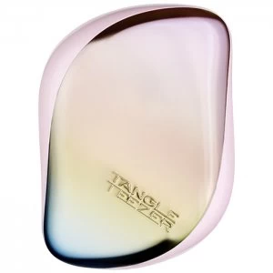 Image of Tangle Teezer Tangle Teezer Compact Styler Detangling Haribrush - Pearlescent Matte Chrome