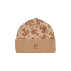 Image of Tommy Hilfiger Th Monogram Beanie - Beige