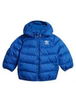 Image of Boys, adidas Originals Infant Coat - Blue, Size 3-4 Years