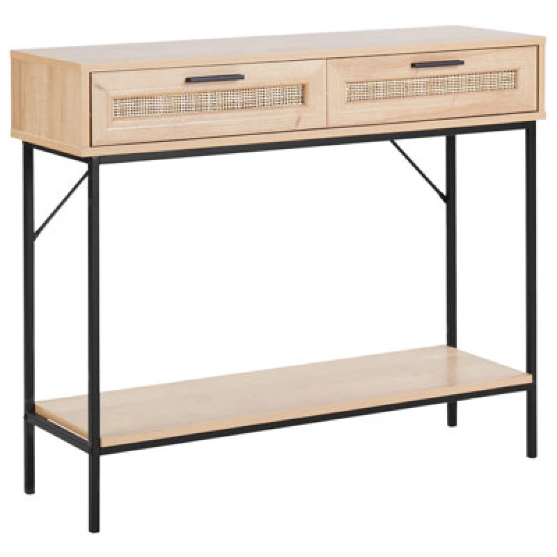 Image of Beliani Console Table Pasco Light Brown