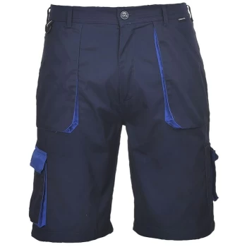 Image of Portwest - TX14NARS - sz S Texo Contrast Shorts - Navy
