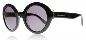 Image of Alexander McQueen AM0002S Sunglasses Black 001 51mm