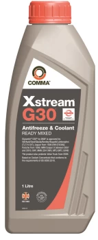 Image of Xstream G30 Antifreeze & Coolant - Ready To Use - 1 Litre XSM1L COMMA