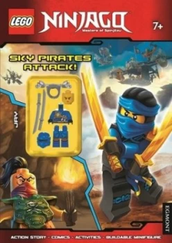 Image of Lego Ninjago Sky Pirates Attack activity Book with Minifigure by Egmont UK Ltd Paperback