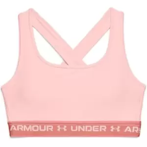 Image of Under Armour Crossback Mid Sports Bra - Pink