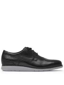 Image of Rockport Tm Craft Plain Toe Casual Shoe - Black, Size 8, Men