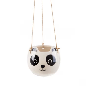 Image of Sass & Belle Panda Hanging Planter