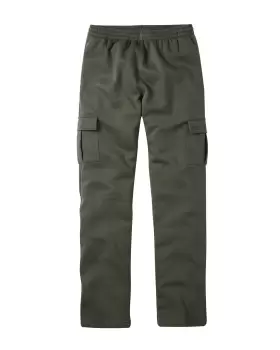 Image of Cotton Traders Cargo Jog Pants in Green