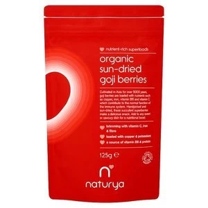 Image of Naturya Organic Sun dried Goji Berries 125g