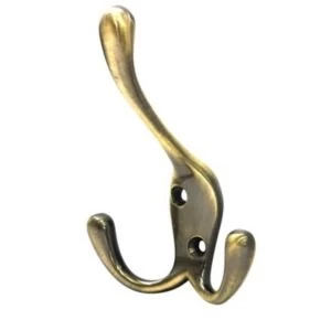 Image of BQ Brass Effect Zinc Alloy Hat Coat Hook