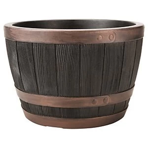 Image of Stewart Blenheim Half Barrel Planter 40cm