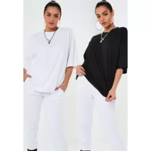 Image of Missguided Tall 2 Pack Oversized Tshirt - Multi
