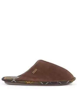 Image of Barbour Foley Slipper, Brown, Size 9, Men